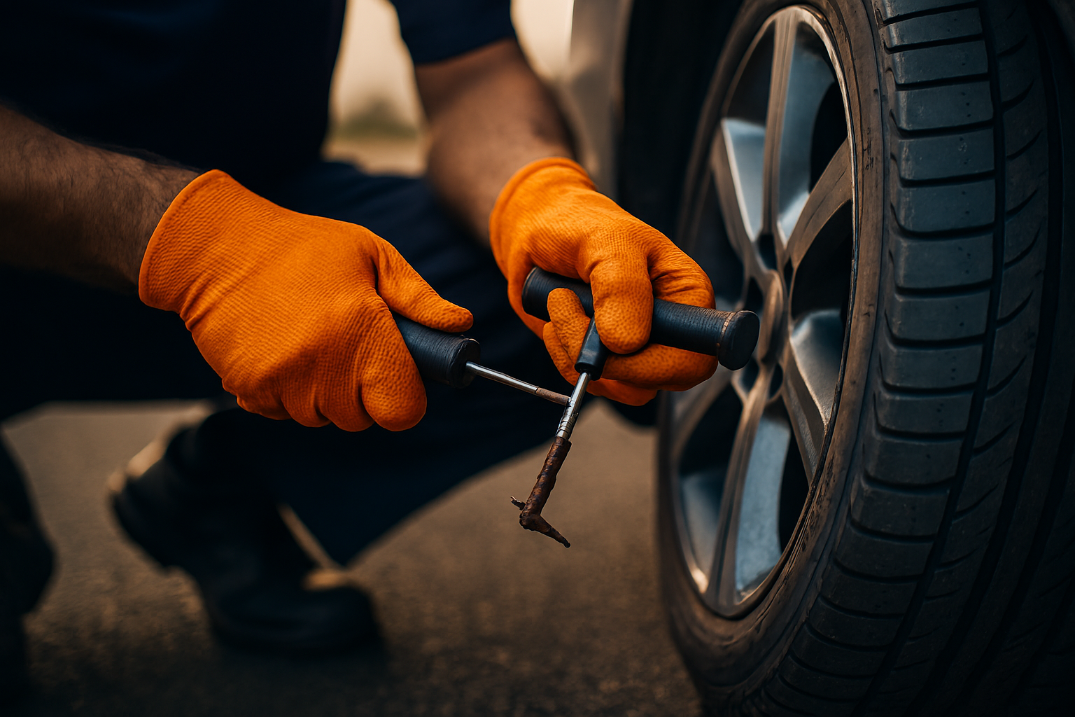 Flat Tyre Fix & Stepney Change